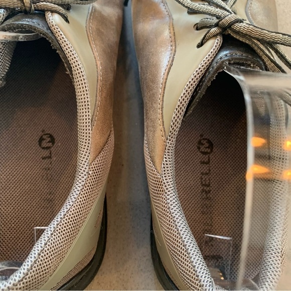 Merrell sz 10 Enlighten Shine Brown Leather Hiking Walking Shoes Ladies' - Picture 9 of 11